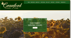 Desktop Screenshot of crawfordfuneralhome.com