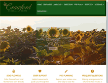 Tablet Screenshot of crawfordfuneralhome.com